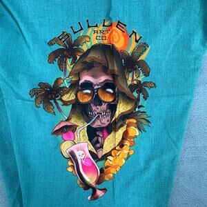 Sullen Art Collective‎ Sun Bum SCM4582 New Tattoo Graphic Board Shorts Men 42